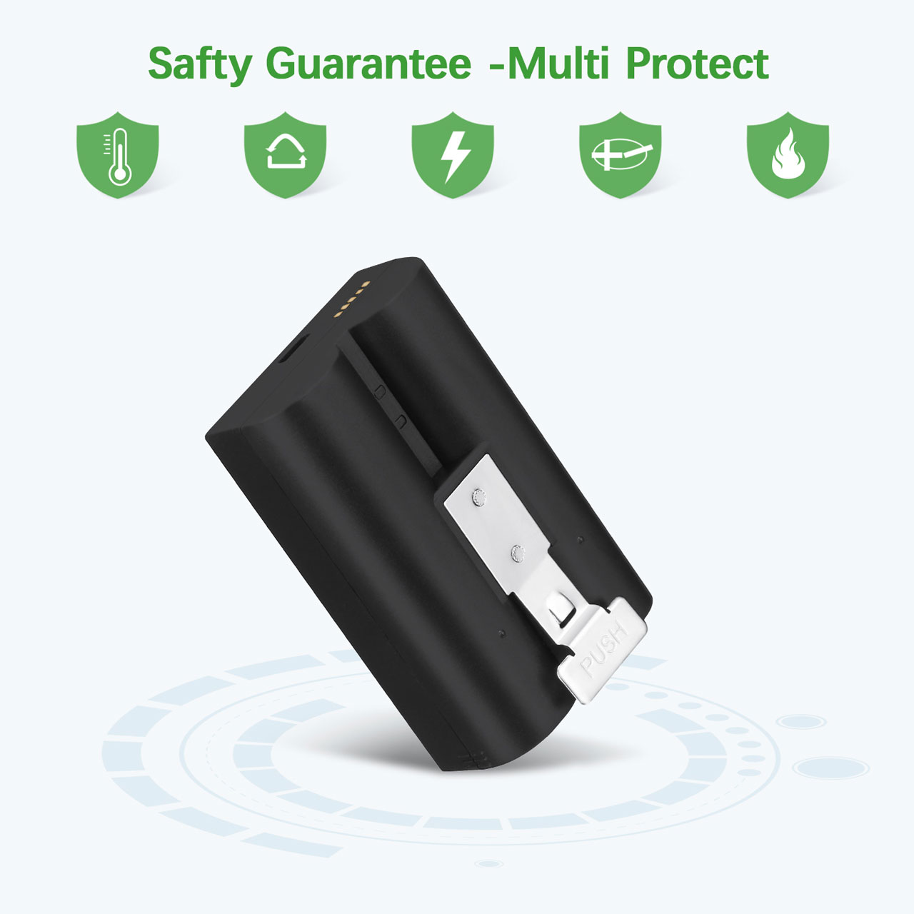 EBL Rechargeable Battery for Ring Video Doorbell Camera Battery 4 image